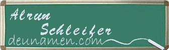 Alrun Schleifer Visitenkarte